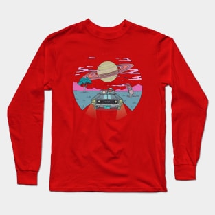 Space Mustang Long Sleeve T-Shirt